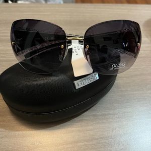 Guess rimless square sunglasses